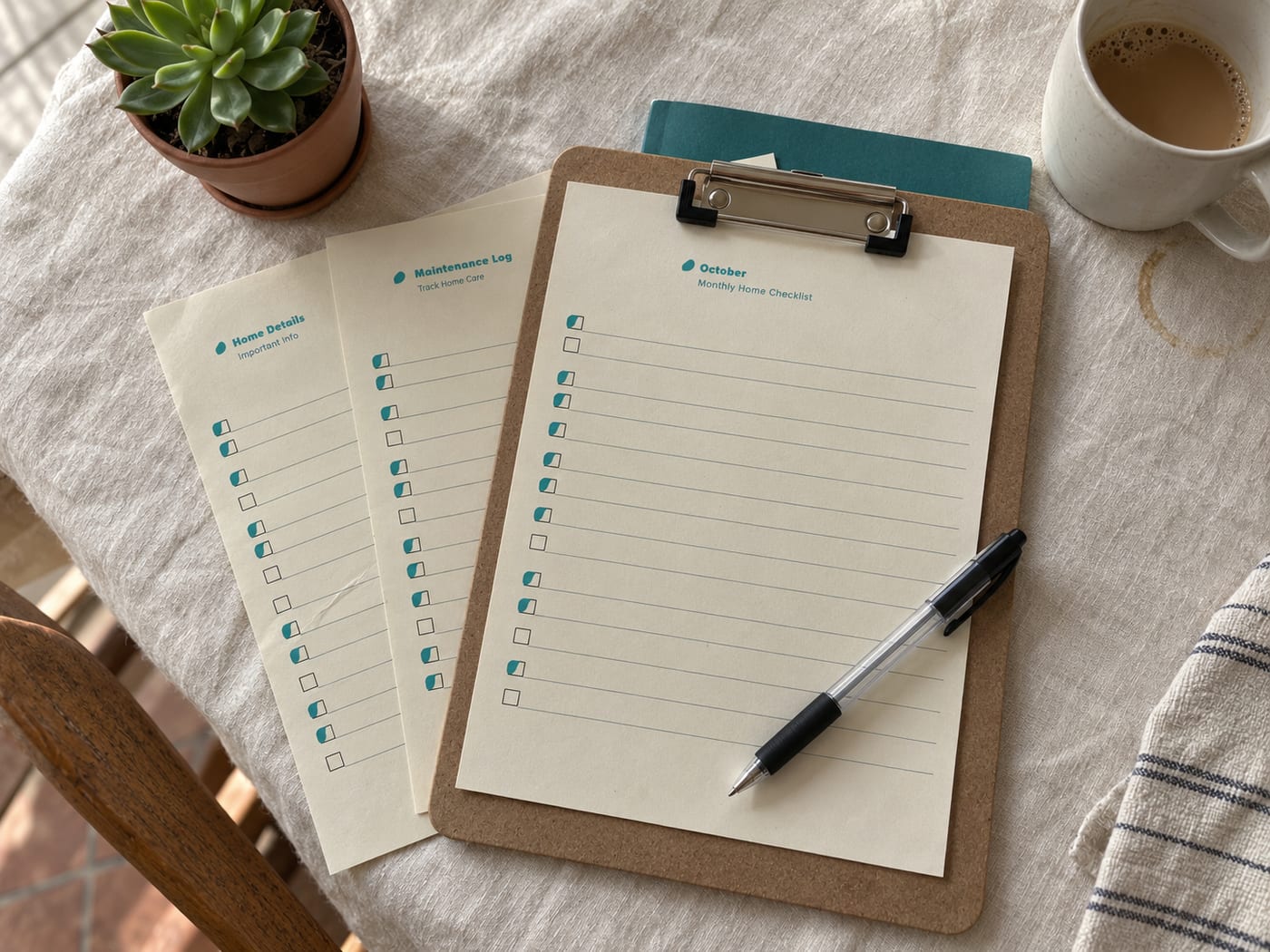 The House in Order Binder, printed